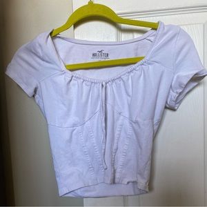 Women’s white hollister top